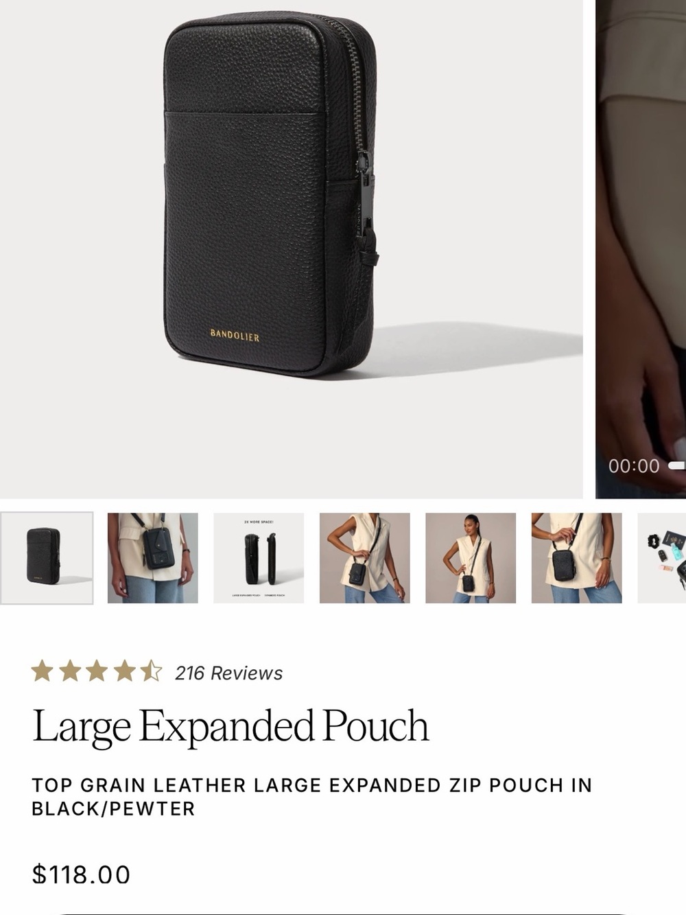 Bandolier Large Expanded Pouch